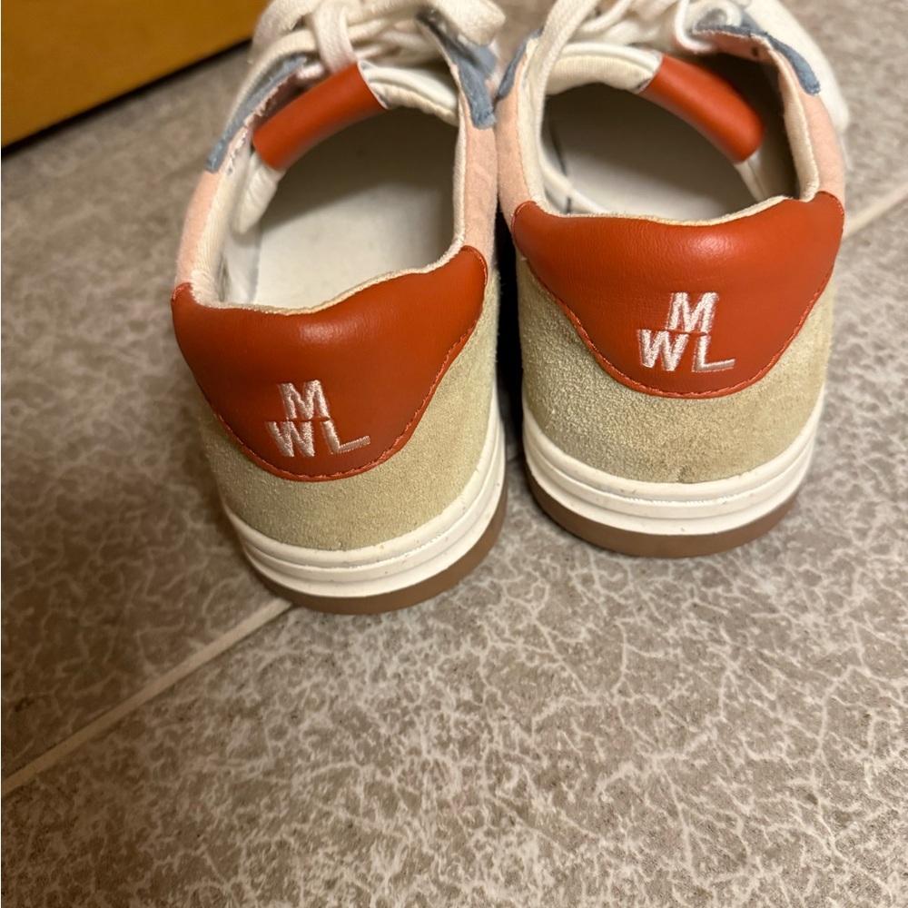 Madewell Multicolor Sneakers - White, Blue, Brown, Red - Picture 2 of 6
